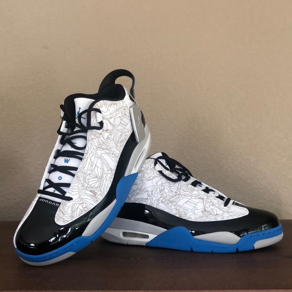 jordan dub zero blue white